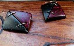 0recchini IN LEGNO afro TRIBALE. 