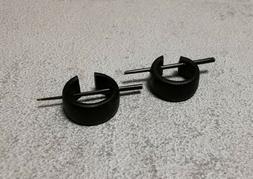 0recchini IN LEGNO DI COCCO UOMO DONNA BOCCOLE IDEA REGALO O