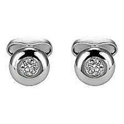 1.00CT Originale Diamante Solitario Gemelli 14K Solido Bianc