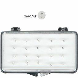 Piercing Naso Nasini Micro Argento 925 Cristallo Bianco 1,5 