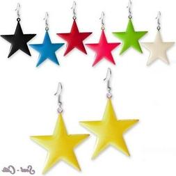 Pendenti Brillante Stelle Fucsia Giallo Blu Verde