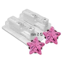 Stella Fucsia Zirconia Acciaio Chirurgico