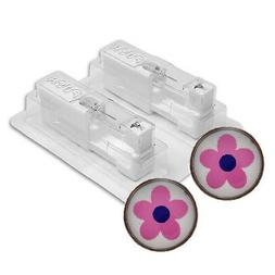 A Bottone Medici Fiore Fucsia &Oslash;5mm Acciaio Chirurgico