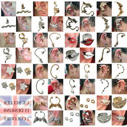 10 Pezzi Donna Uomo Orecchino Polsino Gotico Punk Rock Tesch