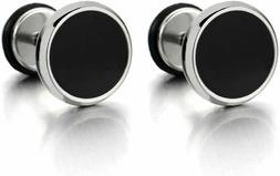 Per Uomo Donna, Con Smalto Nero, Finto Dilatatore...