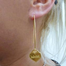 18 Carati Solido Oro Giallo Personalizzati Nome Monogramma C