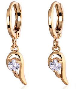 Per Piccolo Ragazze Donne Bianco Goccia Zirconi