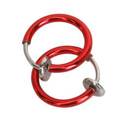 1X(Risultati dell'orecchino 12mm primavera Ear clip senza bu