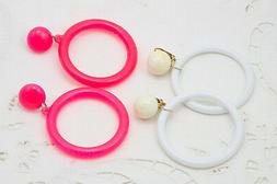 Creole Bianco E Fuxia Degli Anni 80 A Clips