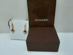 Bronzo Dorato Pietre Color Ametista Sfaccettate Brobsa84