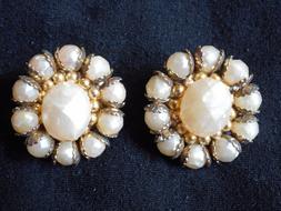 Donna Vintage Anni 60 Earrings Pendientes Ohrringe