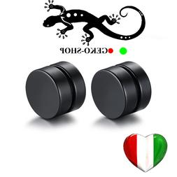 2x 0recchini magnetici uomo senza foro 8-10 mm orecchino cal