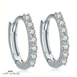 Donna Chiusura Clip Argento 925 Inciso Zirconi Matrimonio