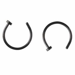 Naso Finti Orecchini Cerchio Anello Clip Labbro Piercing 6 8
