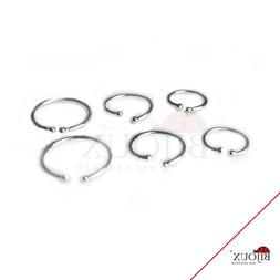 Cerchio Argento 925 Piercing  8-10-12 Mm