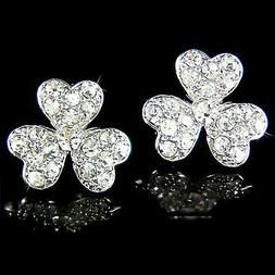 3 Quadrifoglio Trifoglio IN Swarovski Cristallo Irlandese Ir