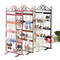 48 Fori Orecchino Borchie Gioielli Display Supporto Metallo 