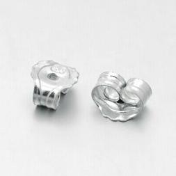 Farfalline In Argento 925 Colore Argento Chiaro 5x5mm Bijoux