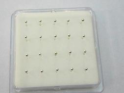 Da Naso Pallina Medio Piccola In Argento 925 Di 1,5 Mm