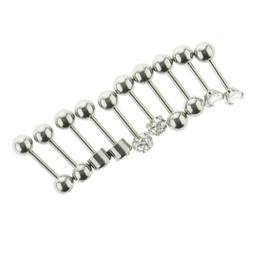 A Bottone 16g Per Uomo Donna Tragus Helix Barbell