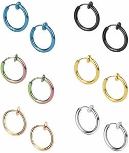 Clip Uomo Donna Bambina Non Piercing Finti...