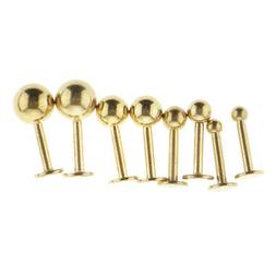 6 Pezzi Barra Piercing in Acciaio Inox Gioielli per Orecchio