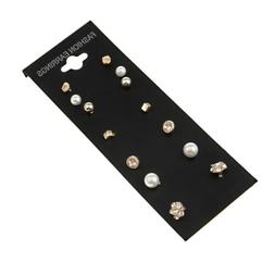 Set In Lega Con Strass Ear Stud Da Donna, Ragazza Ornamento