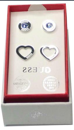 A Lobo Cuore Acciaio E Cristalli Swarovski