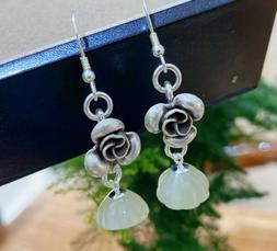 Argento 925 Fiore In Argento E Fiori Di Loto Di Chiare Giada