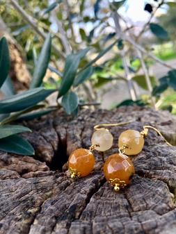 accessori donna con pietre naturali in acciaio