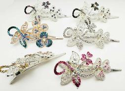 Acconciatura capelli tiara strass perle accessorio fermacape