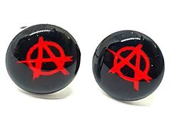 Revolution Punk Rock Borchie Acciaio 10mm Orecchini Uk Stock