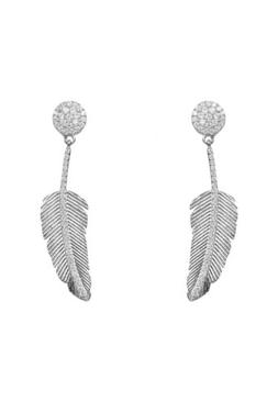 Argento Sterling Bianco Cz Gemma Latelita Box