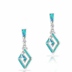 argento sterling blu turquoise tone finto opale