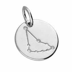 Argento Sterling Capricorno Zircone Cubico Constellation Dis