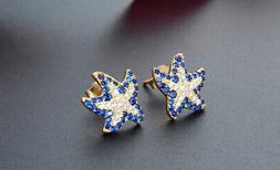 Stella Marina Con Zirconia Cristalli 925 Sterling Argento Do