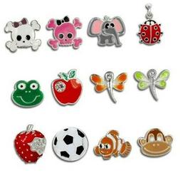 bambini orecchini 925 argento sterling motivi gioielli