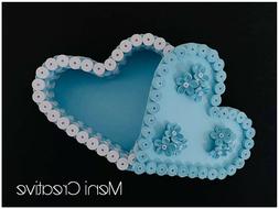 beautiful quilling jewerly box with flowers.