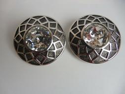 Bella Grande Orecchini/Orecchini a Clip Argentato Pierre Lan