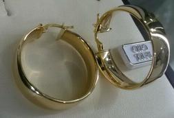 A Cerchio In Oro Giallo 750 18 Kt Grammi 5.9 New