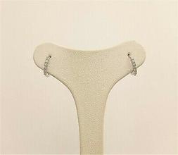 Cerchio Cerchietto Oro Bianco E Diamanti Ct 0,12