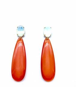 BIJOUX ORECCHINO MADE IN ITALY 8cm Resina Tendenza Saldi Est