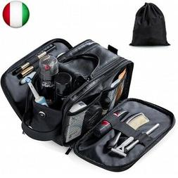 Elviros Borsa da Toilette grande da Viaggio per Uomo Beauty 