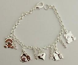 Bracciale bambina Cattiva Bijoux  color argento-handmade Mad