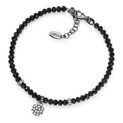 Amen Bracciale Unisex Collezione Pepite Angel Black POPANU