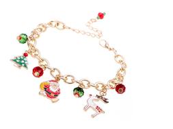 Braccialetto tema Natale Gioielli Regalo di Natale bambina n