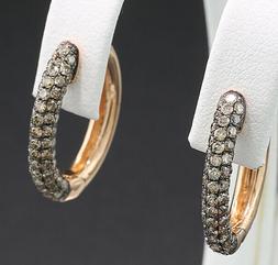 A Cerchio 1,36 Carati 750er Oro Rosa Valore Decorato Nuovo