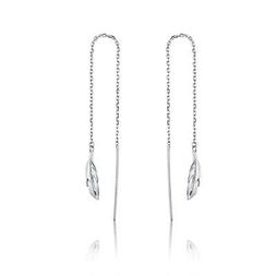 A Goccia Donna Piuma Pendente 925 Argento Sterling