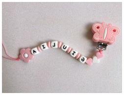 Catenella Silicone Bimba/ Bimbo Clip Farfalla