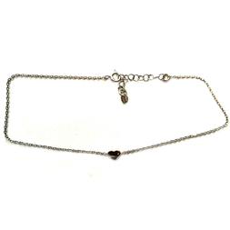 CAVIGLIERA IN ARGENTO 925 CON CHARM CUORE RODIATO